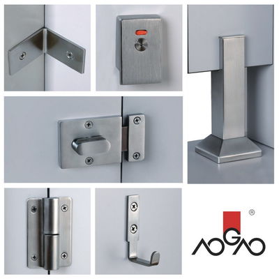 Modern Style Toilet Cubicle Hardware  Toilet Partition Accessories