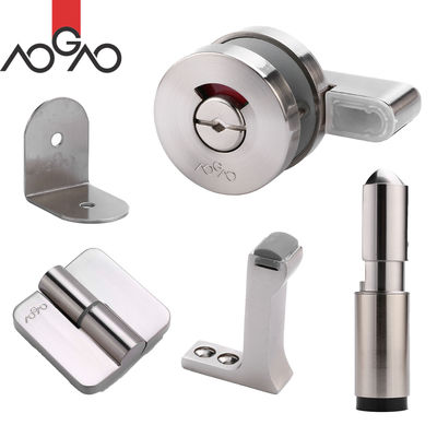 Customizable Toilet Cubicle Hardware Stainless Steel Toilet Partition Accessories