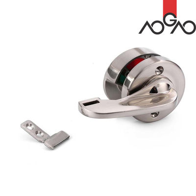 Silver Door Round Toilet Partition Accessories 304 Stainless Toilet Cubicle Fittings Accessories