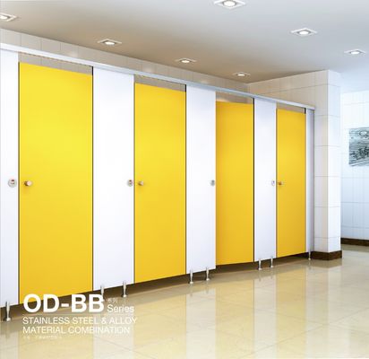 Aluminum Honeycomb  Bathroom Partition Walls Public Shower Cubicle 1950mm
