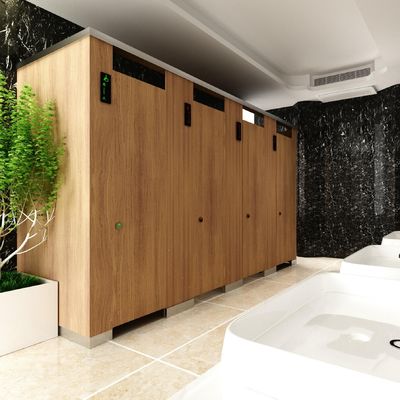 AOGAO SPC & HPL Aluminum Honeycomb Panel Toilet Cubicle Partition 27mm Gym & Fitness Center