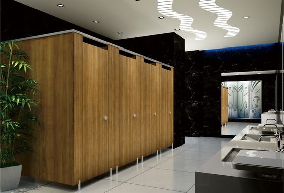 Moisture-Proof HPL Bathroom Divider 12mm Hotel School Airport Shopping mall
