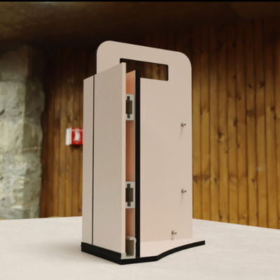 Aluminum Veneer Wall Cladding System 10mm - 25mm Steel Wall Cladding