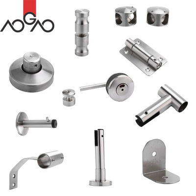 Modern Style Stainless Steel Toilet Cubicle Hardware with Hinged/Sliding Door Style and Easy to Clean Design