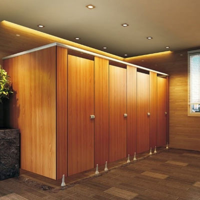 Commercial Toilet Cubicle Panels Waterproof Compact Phenolic Board Cubicle