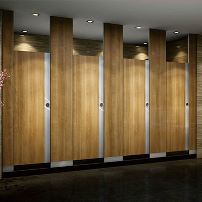 Compact Laminate Toilet Cubicle Partition Public Shower Cubicle With Toilet