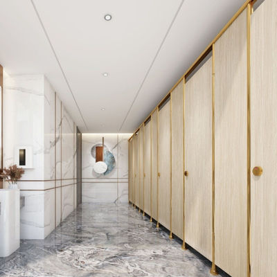 Aluminum Honeycomb  Bathroom Partition Walls Public Shower Cubicle 1950mm