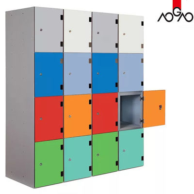 Waterproof 4 Tier Modular Locker Electronic Steel Gym Lockers For Office 0.7MM 0.8MM