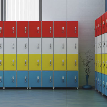 Compact Laminate Key Commercial Gym Lockers Fitness Laminate Key Locker