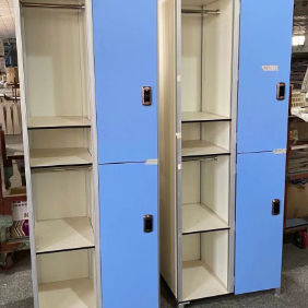 High Pressure White Electronic School Lockers Scratch Resistant  Phenolic Gym Locker Matte