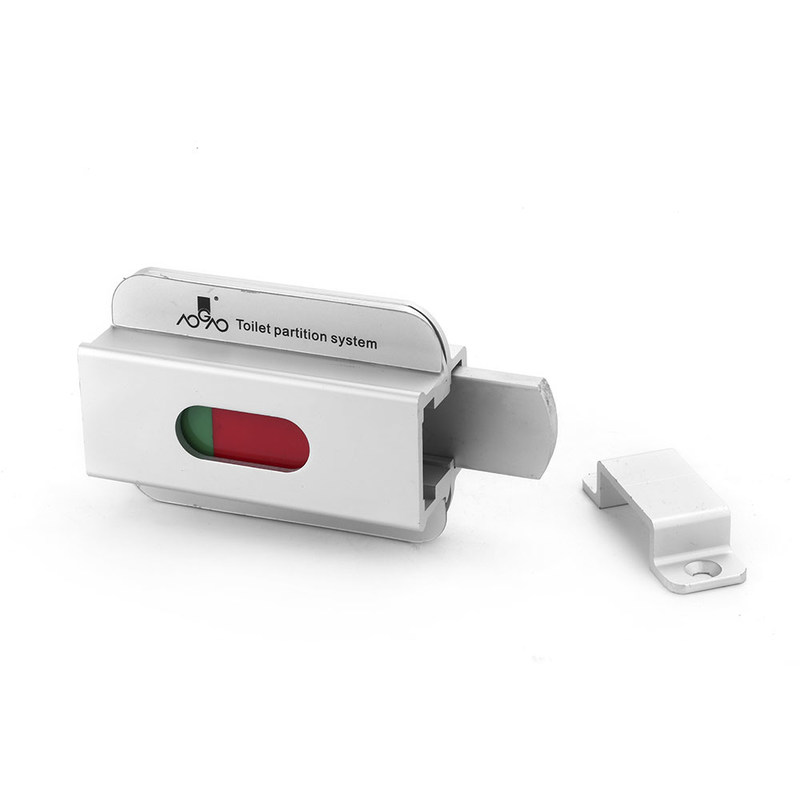 Aluminum Toilet Compartment Accessories Modern Lightweight Restroom Stall Locks