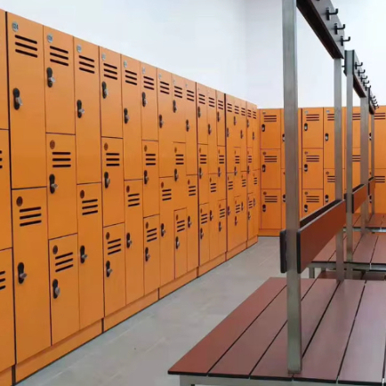 Phenolic HPL Commercial Gym Lockers Stainless Steel  Small Gym Lockers Waterproof