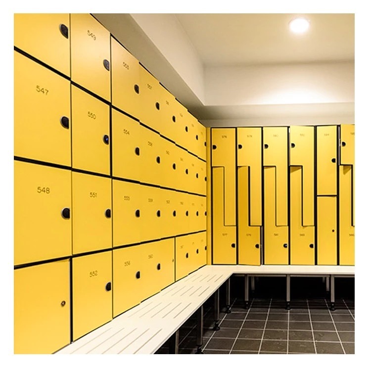 Flat Pack  Small Employee Lockers Furniture Enclosed  Outdoor Lockers For Schools