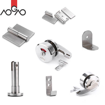 Customizable Toilet Cubicle Hardware Toilet SS304 Partitions And Accessories