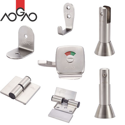 HPL Restroom Partition Door Hardware Toilet Aluminum Profile Partition Accessories And Hardware