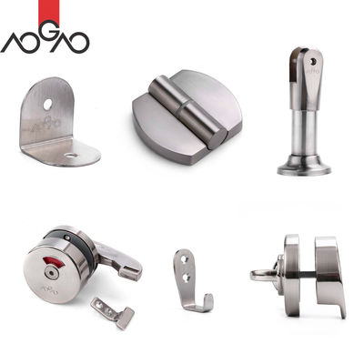 Scratch Resistant  Fire Resistant Toilet Cubicle Hardware Toilet Cubicle Hinges