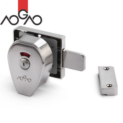 AOGAO 24 Alloy Material And Stainless Steel Bathroom Partition Lock For Commercial Restrooms